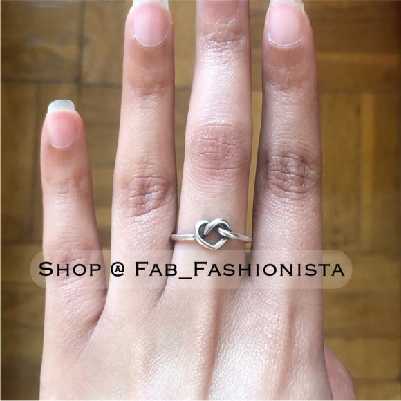 James Avery Heart Knot Ring Sterling Silver size 6.5 - Picture 3 of 9